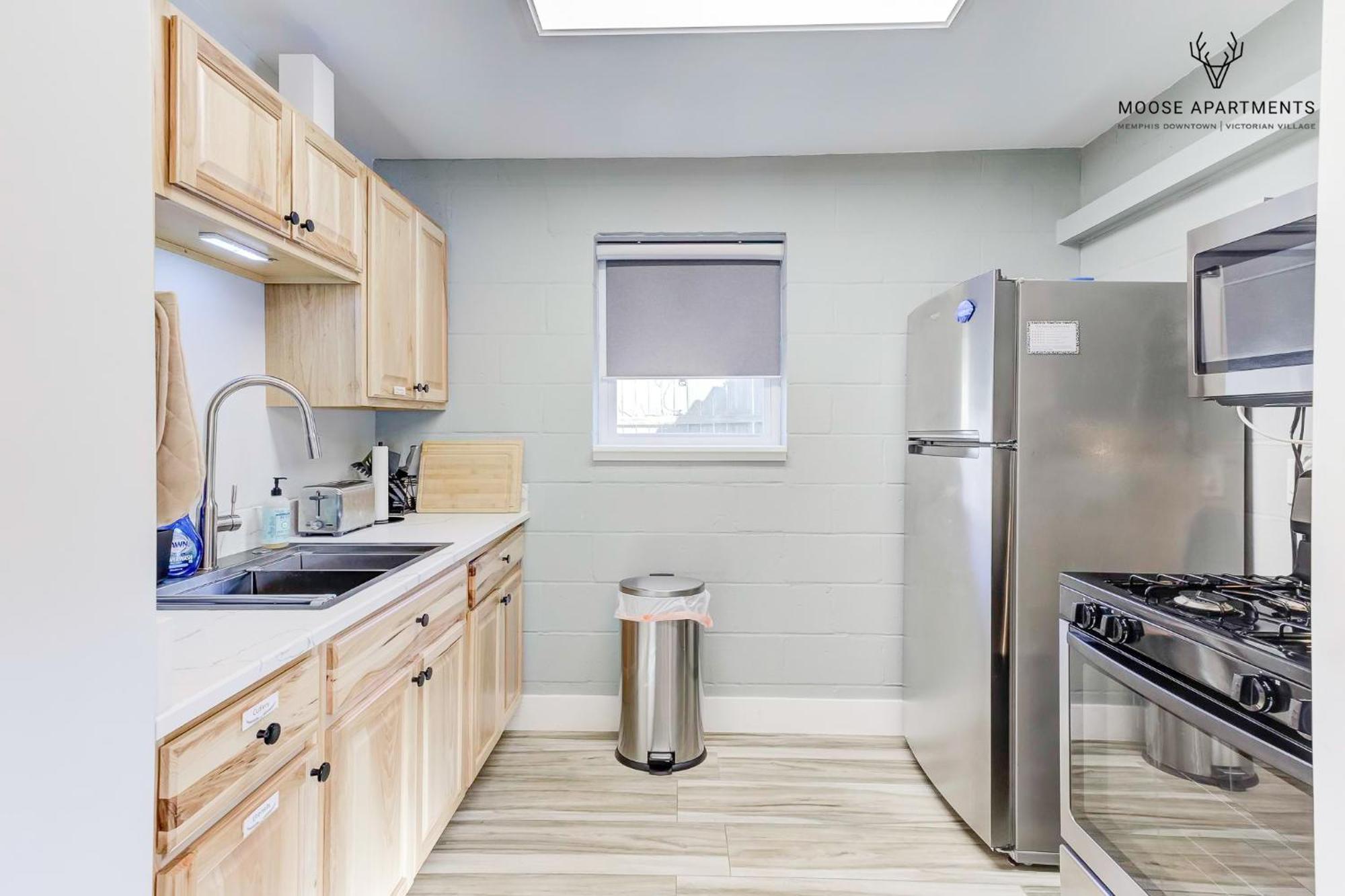 The Moose #6 - Modern Luxe Studio With Free Parking & King Bed Memphis Exterior foto
