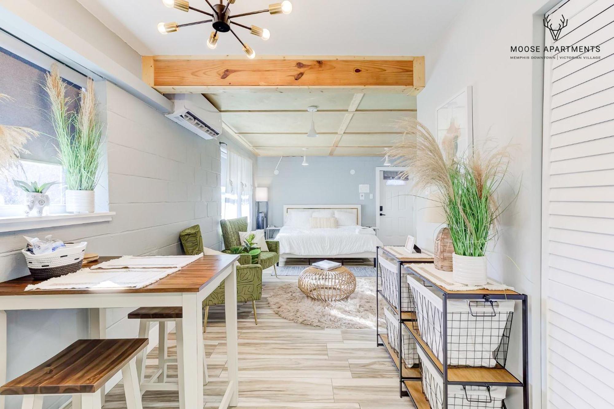 The Moose #6 - Modern Luxe Studio With Free Parking & King Bed Memphis Exterior foto